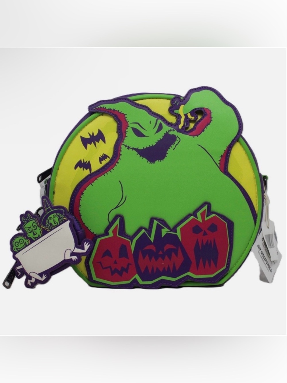 LoungeFly Hard tag Disney Oogie Boogie Bash Convertible Crossbody Bag Backpack